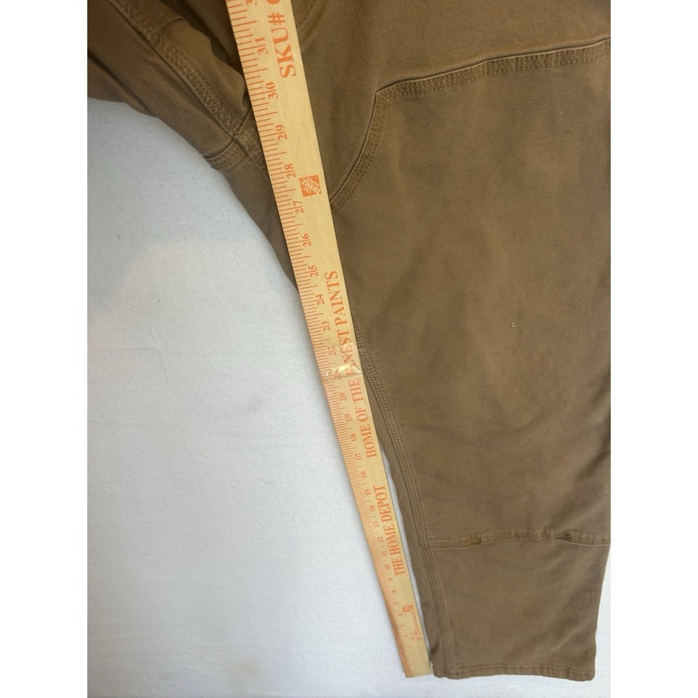 Ariat Rebar M4 Relaxed Men's 34x30‎ Field Khaki Double Knees Carpenter Canvas - Picture 5 of 14